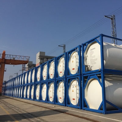 20 톤 극저온 저장 탱크 LO2 LN2 LAr LNG 탱크 수직 수평식