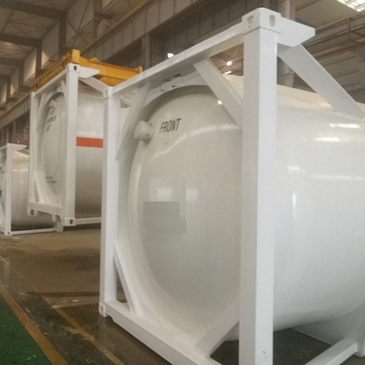 20ft 40ft T75 액체 산소 ISO 컨테이너 길이 6058 밀리미터