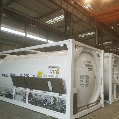 LAR LNG LO2 LN2  20' 극저온 저장 탱크 SA-240M 304 T75 탱크 용기