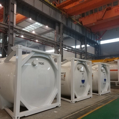 LAR LNG LO2 LN2  20' 극저온 저장 탱크 SA-240M 304 T75 탱크 용기