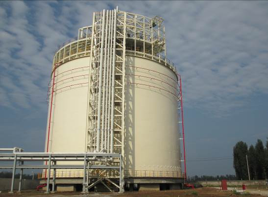 SASPG 한 개의 억제 LNG 편평한 하부 저장 탱크 30000M3